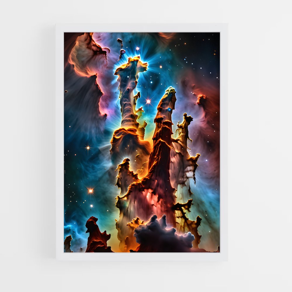 Poster Étoiles des Cieux – affiche Nébuleuses (vue 3)